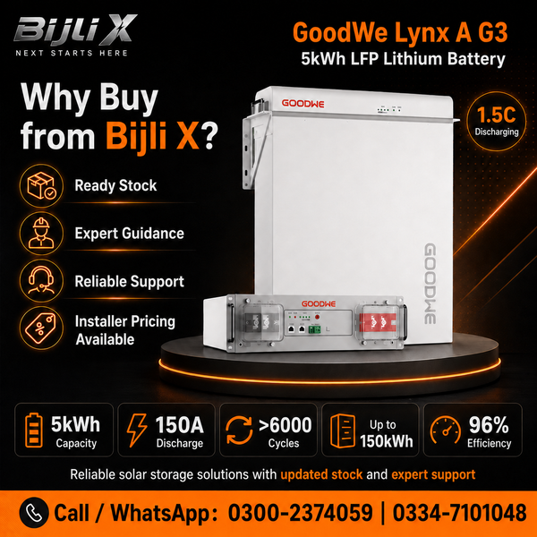 GoodWe Lynx A G3 5kWh LFP Low Voltage Lithium Battery