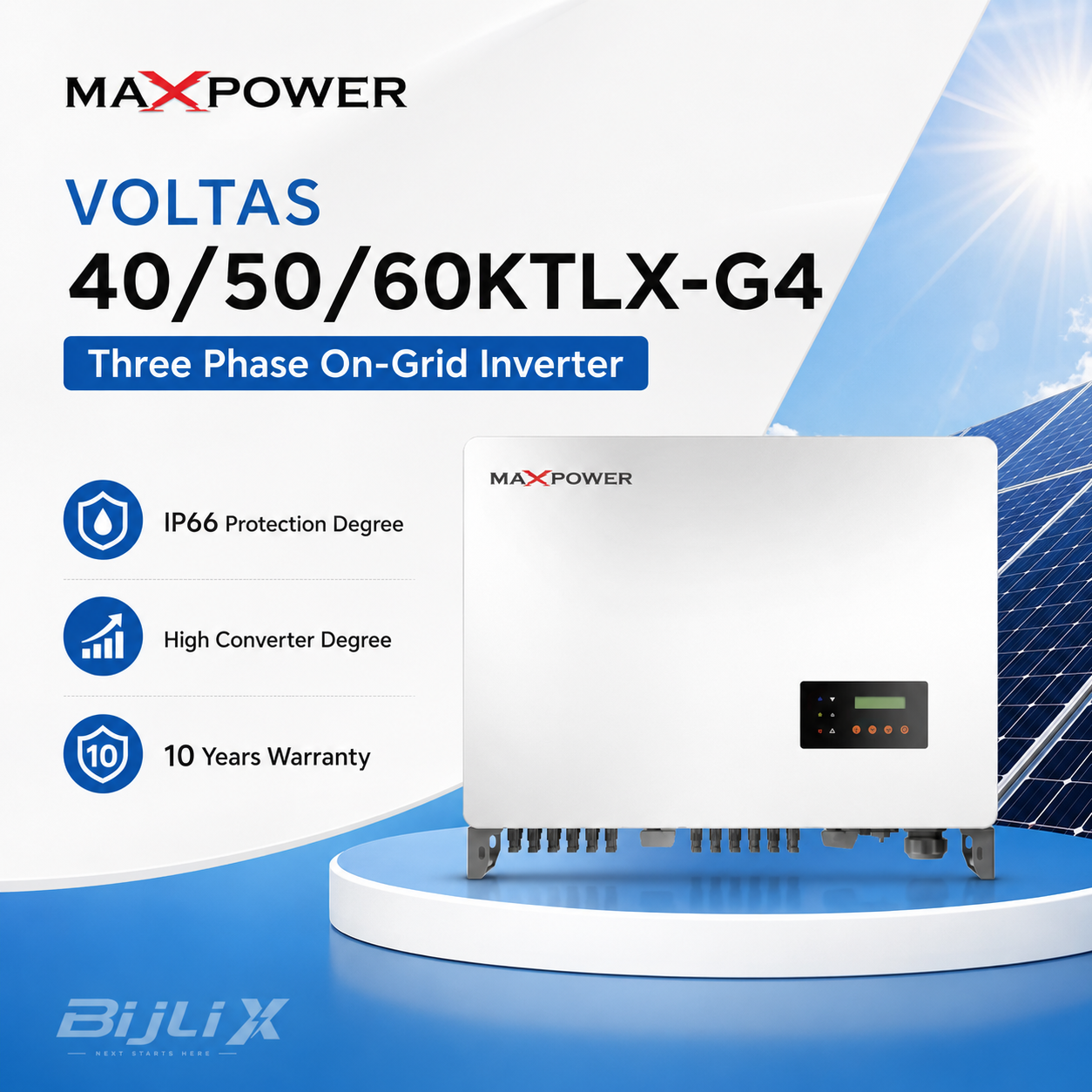 Voltas 60 KTLX-G4 On-Grid String Inverter