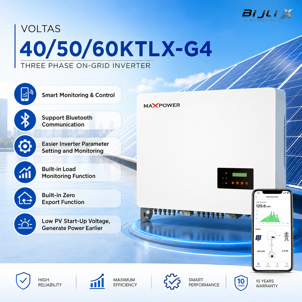 Voltas 60 KTLX-G4 On-Grid String Inverter