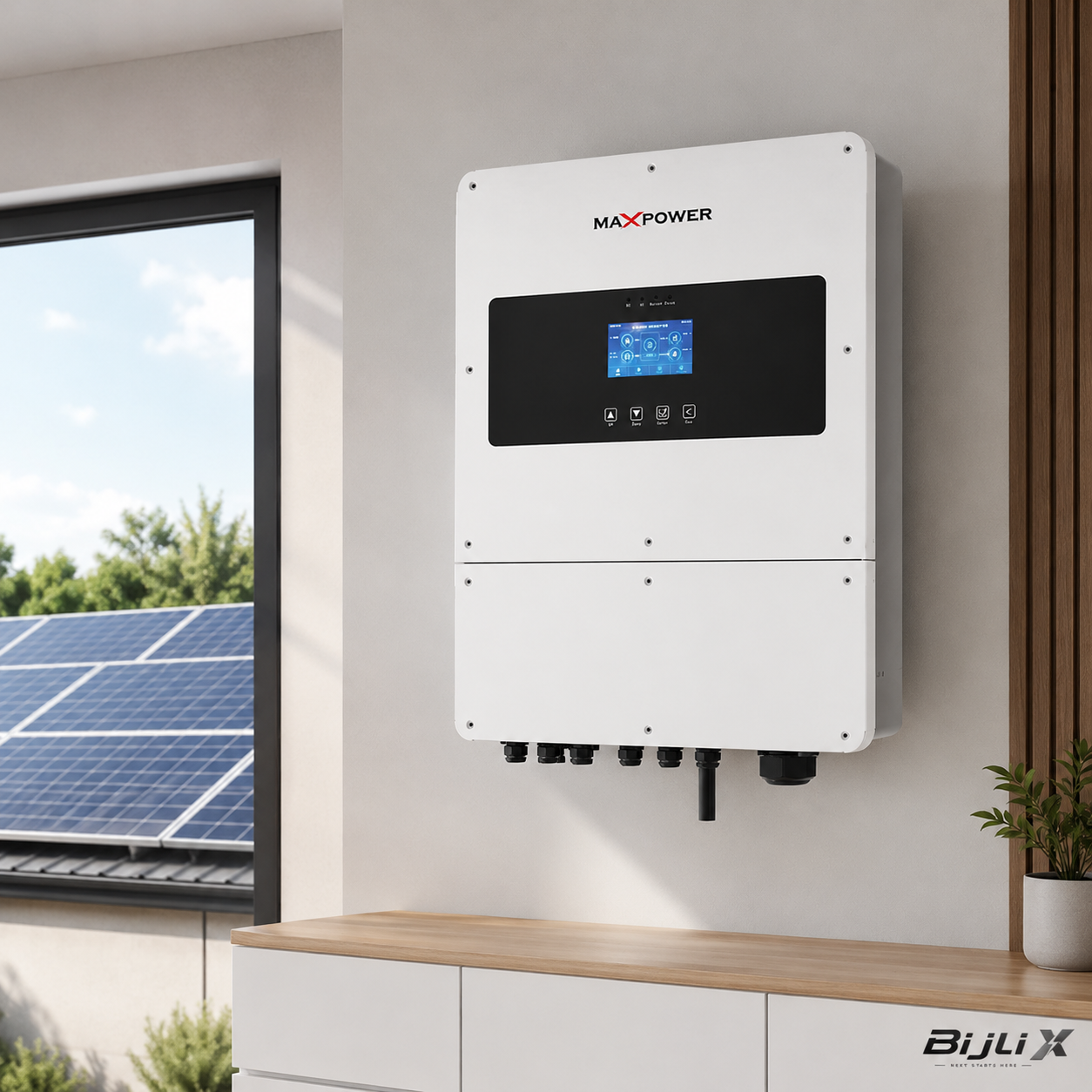 Voltas 8K-H4 Hybrid Solar Inverter