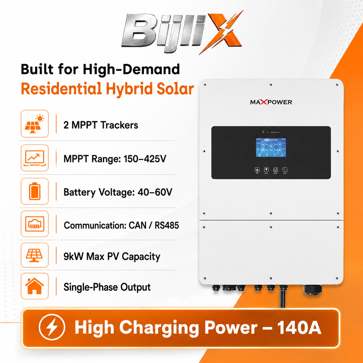 Voltas 6K-H4 Hybrid Solar Inverter