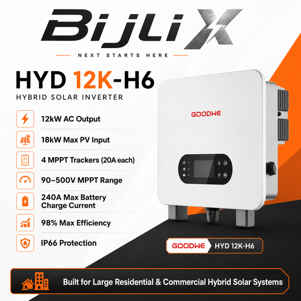 MaxPower HYD 12K-H6 Single Phase Hybrid Inverter