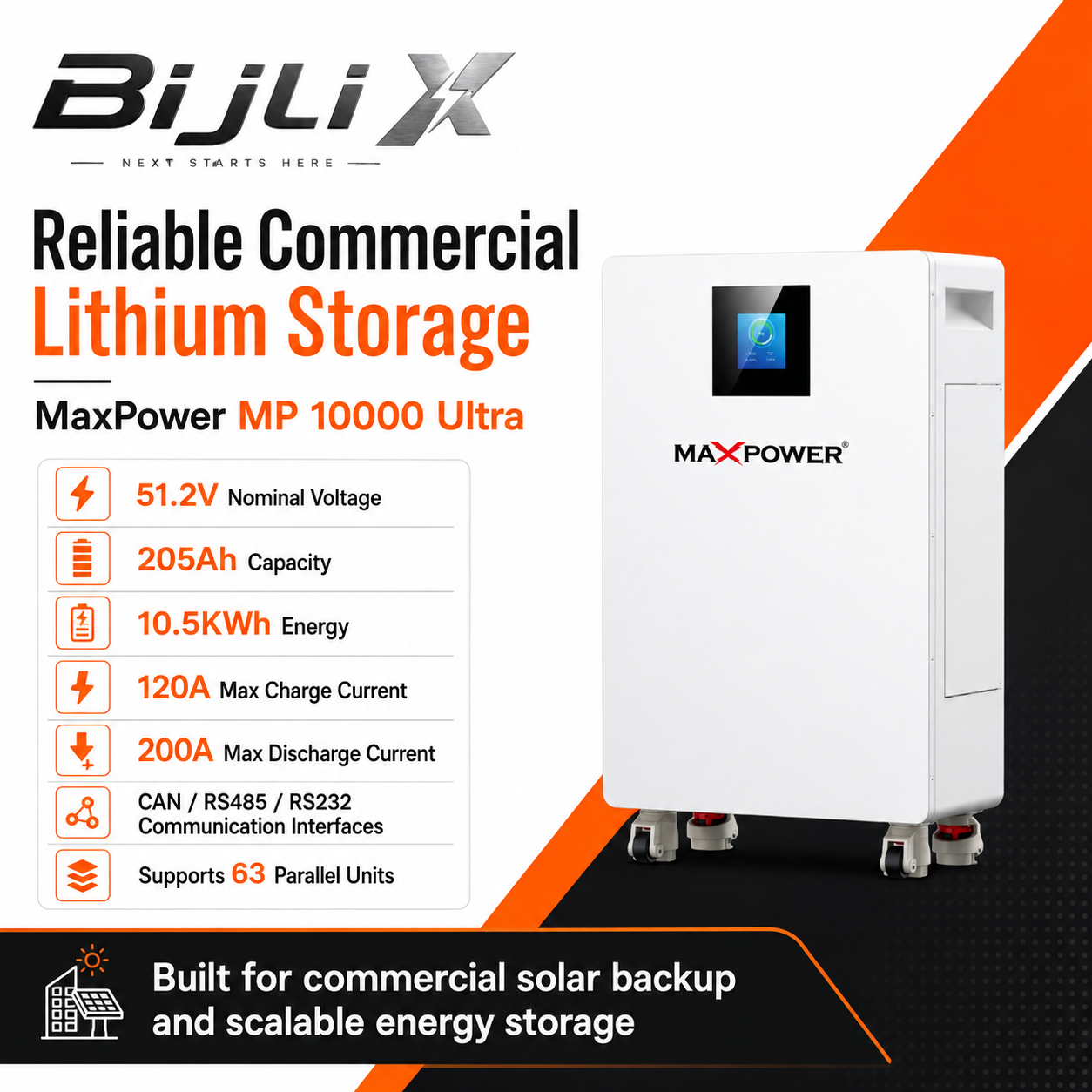 MaxPower MP 10000 Ultra Lithium Battery