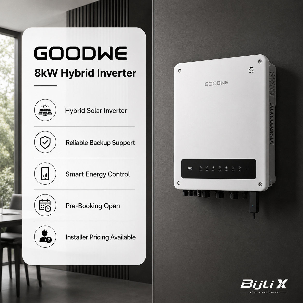 GoodWe 8kW Hybrid Solar Inverter