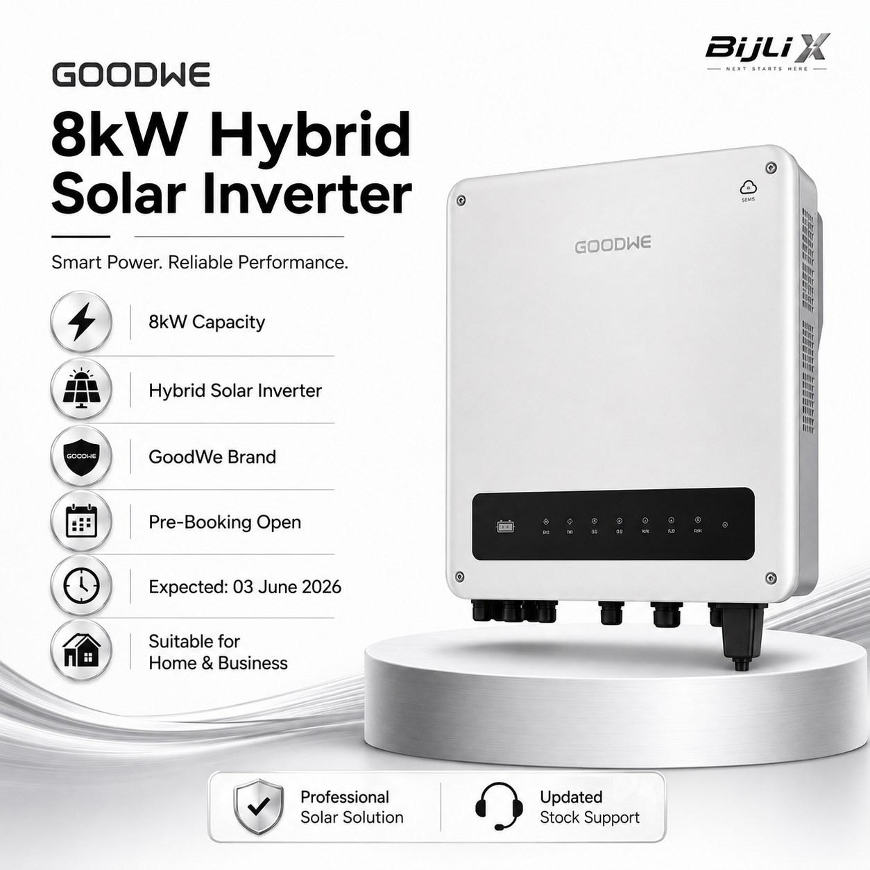 GoodWe 8kW Hybrid Solar Inverter