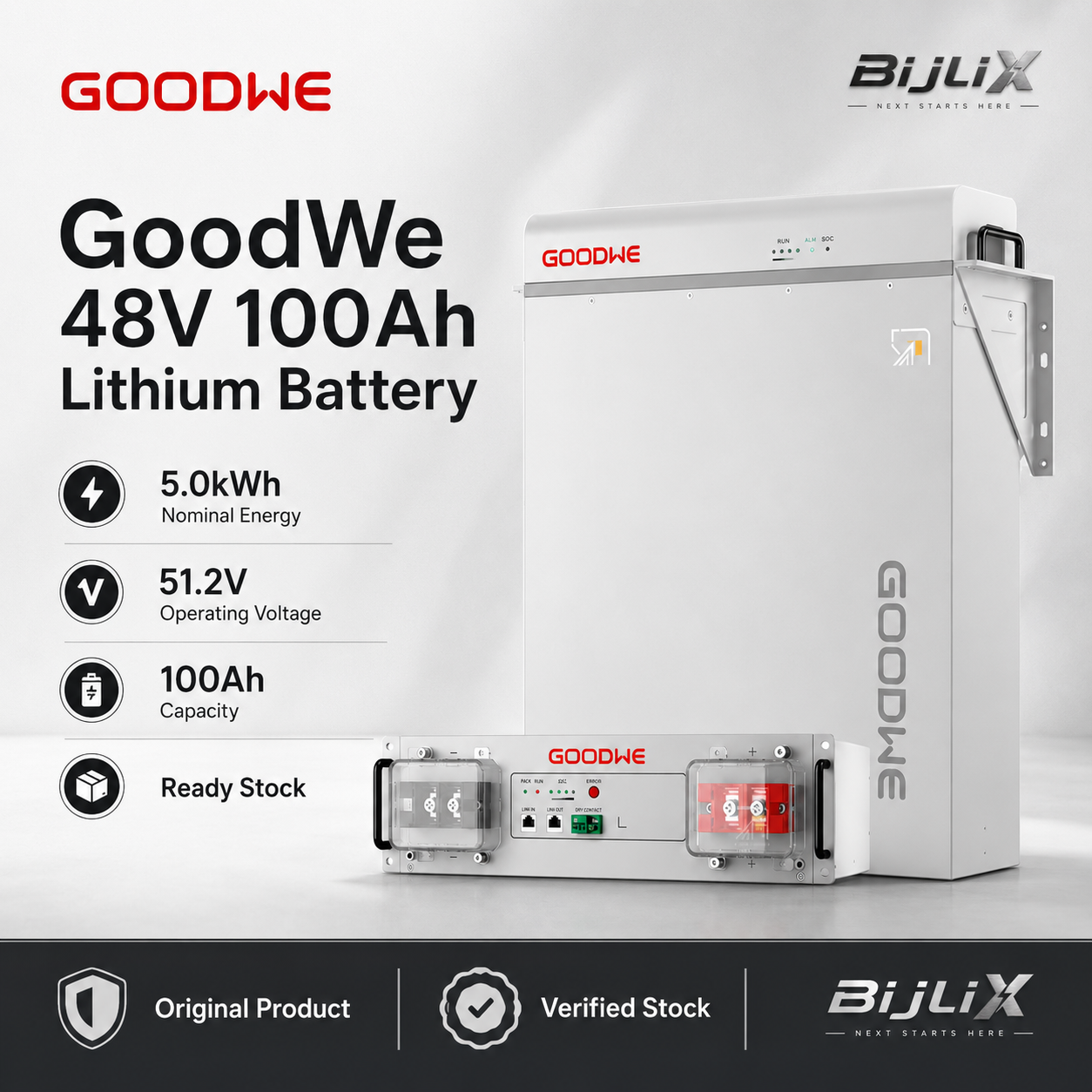 GoodWe 48V 100Ah Lithium Battery