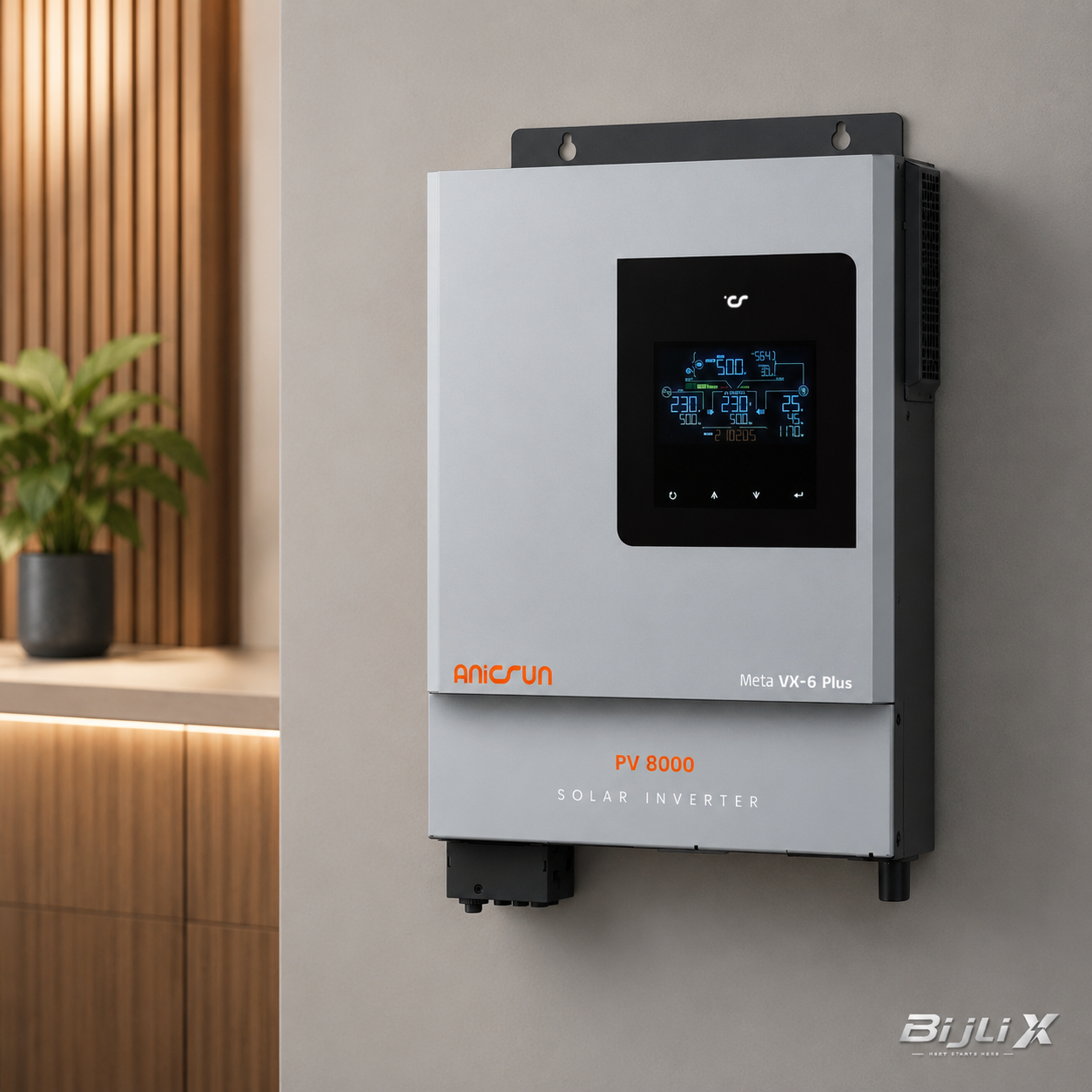 ANICSUN Meta iX 6.2kW Hybrid Solar Inverter IP21