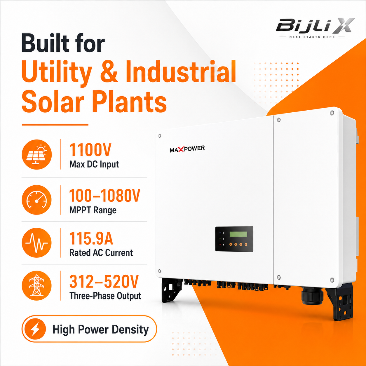 Voltas 80 KTLX-G4 On-Grid String Inverter